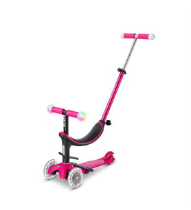 Micro Scooter Mini2Grow Deluxe Magic Led Pink MCR.MMD359 (Standart)