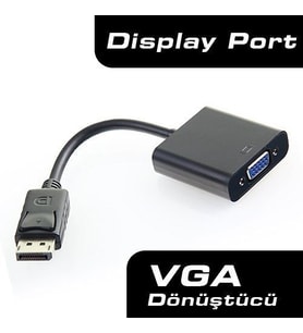 DARK DK-HD-ADPXVGA 015metre DP-VGA (D) Görüntü Adaptörü Siyah