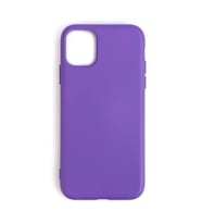 iPhone 11 ile Uyumlu Cappy Silikon Kılıf Mor