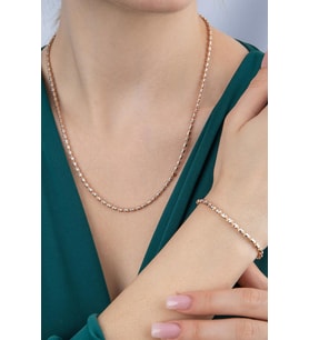 14 Ayar Altın Adelle Set (Rose)