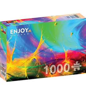 Enjoy 1000 Parça Renkli Fraktallar Puzzle