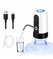 USB ŞARJLI - OTOMATİK DAMACANA SU POMPASI 4W - 800mAH İ11-071 (5343)
