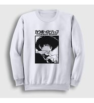 Presmono Unisex Beyaz Poster Anime Cowboy Bebop Sweatshirt 492637tt
