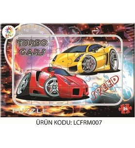 Turbo Cars Puzzle 24 Parça