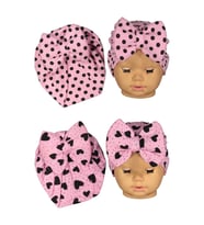 Diamondstar Kurdelalı Çift Katlı Bebek Bone Bandana (Karışık)