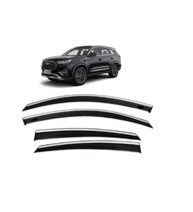 Chery Tiggo 8 Pro 2018-2023 Kromlu Cam Rüzgarlığı 4'lü Set