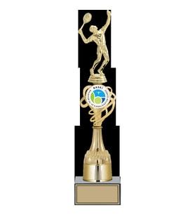 ODAK KUPA - Figürlü Kupalar - Tenis Erkek Figürlü Kupalar FG-033 B - 41 cm