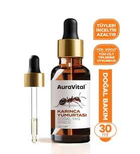 Karınca Yumurtası Yağı 30 Ml %100 Doğal – Tüy Azaltıcı, Epilasyon Sonrası Cilt Bakım Yağı