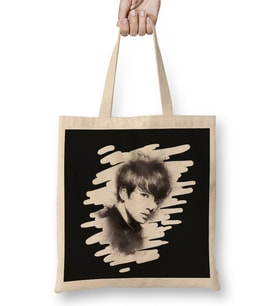 Bts Kookie Sand Explosion Army Kpop 01 Bez Çanta Uzun Saplı