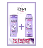 Elseve Hydra [Hyaluronic] Nem Dolduran Şampuan 390ml Ve Nemi Hapseden Saç Bakım Kremi 390ml