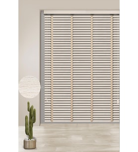 Bayeliss 337 Ahşap Desenli Krem Polywood Jaluzi 