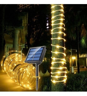 River World  10 Metrelik  Hortum Güneş Enerjili  Dış Mekan Led Aydınlatma