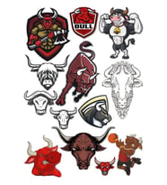 Boğa Sticker Set-4 13 Parça Telefon, Tablet, Defter, Laptop Sticker