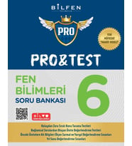 Bilfen Yayıncılık 6.Sınıf Pro&Test Fen Bilimleri Soru Bankası Yeni