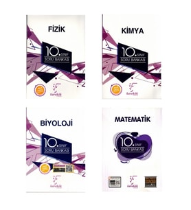 Karekök Yayınları Karekök 10.sınıf Matematik-fizik-kimya-biyoloji Soru Bankası Seti (Çok Renkli)