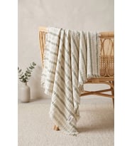 Çift Katlı Müslin Bebek Pike Örtü Yenidoğan Battaniyesi 85X95 cm Bebek Pikesi Puset Örtüsü Haki