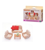 4464 Sylvanian Families, 3 Parça Koltuk Seti, +3 Yaş, Figürler Ayrı Satılır.