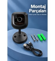 Mey İthalat® Mobil Uygulama Destekli WiFi Güvenlik Kamerası