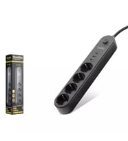 Showmax SH4625 Termal Akım Korumalı 4'lü Priz 2 USB + Type-C 2M