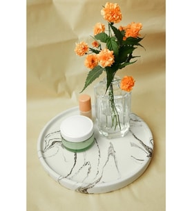 Dekoratif 24 Cm Yuvarlak Mum, Saksı Ve Takı Tabağı, Mumluk, Organizer Tabak, Kase, Tepsi (Karışık)