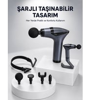 3in1 Fonksiyonel Şarjlı Masaj Aleti Ayak Yüz Vücut Masajı Yeni Nesil
