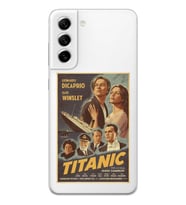 Samsung Galaxy S21 FE Uyumlu Titanic Tasarımlı Şeffaf Telefon Kılıfı