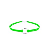 Fıstık Yeşili Kadın Süet Round Choker