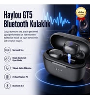 Haylou GT5 Oyuncu Kulak İçi TWS Surround Ses IPX7 Yüksek Kalite Mikrofon Bluetooth Kulaklık