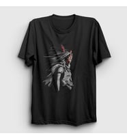 Presmono Unisex Siyah Mask Anime Film Princess Mononoke T-Shirt 454607tt