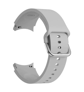 Microsonic Samsung Galaxy Watch 4 Classic 46mm Kordon Solid Silicone Band Gri