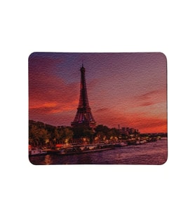 Paris Eyfel Kulesi Desenli Kaymaz Taban Optik Bilgisayar Notebook Mouse Pad Maus Ped 17,5x21,5cm