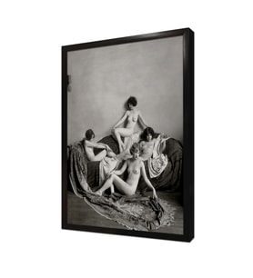 Alfred Cheney Johnston Nü Kadınlar Çerçeveli Mdf Tablo
