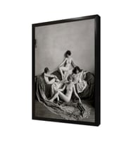 Alfred Cheney Johnston Nü Kadınlar Çerçeveli Mdf Tablo