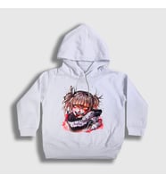 Presmono Unisex Çocuk Beyaz Himiko Toga V2 Anime My Hero Academia Kapüşonlu Sweatshirt 359530tt