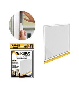 Kupa Hazır Sineklik Yapışkan Bantlı - Tek Kanat - 0.75 mm x 1.25 mt. - 1 Adet (Beyaz)