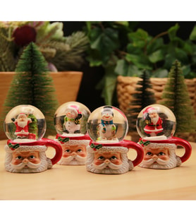 Yılbaşı Noel Kar Küresi Christmas - 12'li Mini Küre