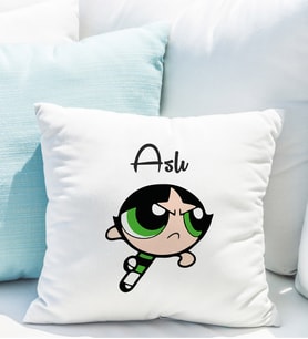 Power Puff Girls Tasarımlı Yastık Kişiye Özel
