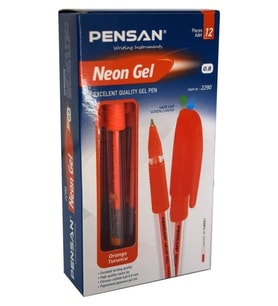 Pensan Neon Gel Kalem 12 Adet