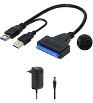 3.0 2.5 3.5 İnç Sata SSD HDD Hard Disk Çevirici Dönüştürücü + Adaptör