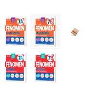 Fenomen 7. Sınıf Maarif 7A + 7B Matematik ve Türkçe 4lü Set Soru Bankası + Telefon Standı