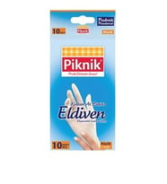 Piknik Lateks Eldiven 10 lu L - Büyük Boy Pudralı