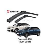 Peugeot 3008 Muz Silecek Takımı Dört Mevsim (2017-2024) 2'li