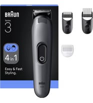 Braun Hepsi Bir Arada Series 3, 4’ü 1 Arada Tıraş Kiti, Keskin Bıçak, 14 Uzunluk, AIO3500