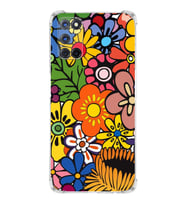 PrintiFy Oppo A92 Uyumlu Retro Color 2 Baskılı Şeffaf Köşe Korumalı Antişok Kılıf