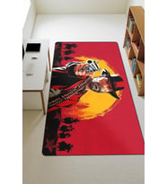 Modern Dijital Baskı Kaymaz Taban Çocuk ve Genç Odası Halısı H0590