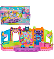 Dollhouse, parti odası oyun seti, Gabby ve Marty figürlü kaykay parkı çatı katı odası, mobilya ve aksesuarlar, 3 yaş ve üzeri