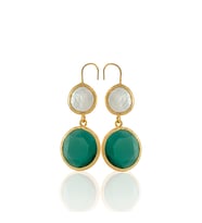 Kadir Jewellery 22 Ayar Altın Kaplama Kadın İnci Küpe -El İşçiliği Ve Hipoalerjenik Küpe
