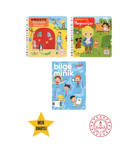 Hareketli Hayvanat Bahçesi - Hareketli Hayvanlar - Eğitici Hareketli Kitap Set