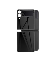 Samsung Galaxy Z Flip 3 3D Standart 2 in 1 Kamera Koruyucu (Siyah)