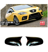 Seat Leon Mk2 Batman Yarasa Ayna Kapağı Piano Black 2005 2006 2007 2008